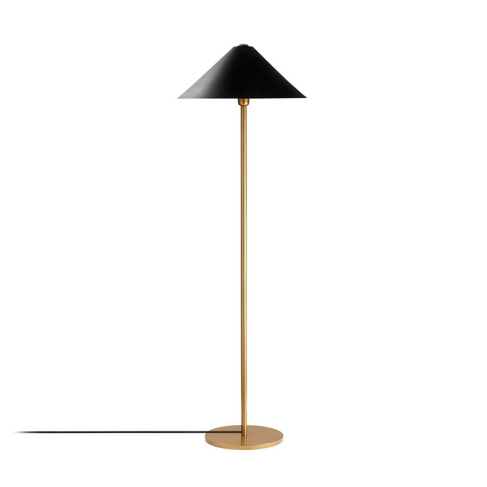 Opviq Lámpara de pie dorada con cuerpo de metal Opviq Lámpara de pie dorada con cuerpo de metal